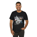 Peaceful Dove Floral Unisex Jersey Short Sleeve Tee Comfortable Soft Cotton Motivational Streetwear Graphic T-Shirt Bold Typography Casual Wear Perfect Gift For Friends Birthdays Everyday Style