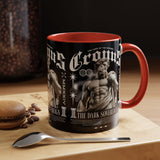 Cronus The Dark Sovereign Accent Coffee Mug 11oz 15oz Greek Mythology Statue Graphic Gothic Streetwear Bold Artistic Ceramic Cup