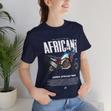 African Twin Adventure Motorcycle Graphic Tee Off Road Touring Bike T Shirt For Riders Explorers Long Distance Travel Motorsport Streetwear Gift