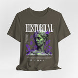 Historical Statue Graphic Premium Unisex Jersey Short Sleeve Tee Vintage Aesthetic Streetwear T-Shirt