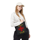 Dues Vault Tote Bag Motivational Hustle Grind Lifestyle Canvas Bag Entrepreneur Mindset Daily Carry Eco Friendly Durable Reusable Shopping Tote