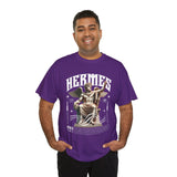 Hermes Greek Mythology Unisex Heavy Cotton Tee Ancient God of Communication and Travel Streetwear Graphic T Shirt