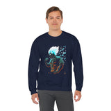 Limit Break Energy Unisex Sweatshirt Motivational Streetwear Power Graphic For Gym Lifestyle Anime Inspired Bold Confidence And Inner Focus