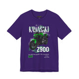 Kawasaki Z900 Green Naked Street Bike Graphic Unisex Heavy Cotton Tee Motorcycle Racing Streetwear Urban Rider Style Gift Shirt