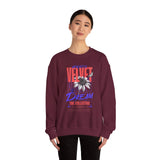 Velvet Dream The Collective Crewneck Sweatshirt Comfortable Unisex Pullover Bold Typography Graphic Artistic Streetwear Fashion Cozy Everyday Wear Perfect Gift for Creatives Dreamers and Trendsetters