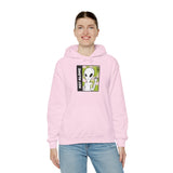 Unisex Not Alone Alien Hoodie UFO Graphic Pullover Sweatshirt Cartoon Extraterrestrial Sci Fi Space Themed Conspiracy Inspired Paranormal Streetwear
