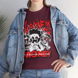 Happiness Is Not About Money Graphic Unisex Heavy Cotton Tee Bold Streetwear Motivational Quote T Shirt