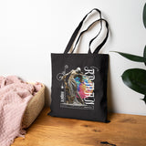 Sculptural Future Statue Art Cotton Canvas Tote Bag Greek Goddess Abstract Cosmic Splash Bold Artistic Streetwear Reusable Shopping Bag