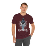 Existence Dystopian Society Cyborg Unisex Jersey Short Sleeve Tee Futuristic Sci Fi Robotic Graphic Cyberpunk Streetwear Statement T Shirt