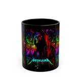 Reaper Of Neon Flames Mug 11oz 15oz Vibrant Gothic Energy Ceramic Coffee Cup Cosmic Skull Artwork Perfect Gift For Artists Dreamers And Night Rebels
