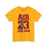 Air Jordan Sky Legend Unisex Heavy Cotton Tee Bold Athletic Streetwear Design Inspirational Basketball Dunk Artwork Motivational Sports Graphic Tee For Dreamers And Hustlers