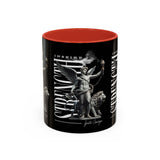 Inspire Strength Ignite Courage Ceramic Mug Motivational Coffee Cup Bold Graphic Durable Everyday Drinkware