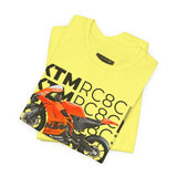 KTM RC 8C Track Inspired Unisex Heavy Cotton Tee Racing Superbike Graphic Streetwear Motorsport Fan T Shirt