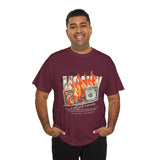 Money Is Not Just Currency Burning Dollar Graphic Unisex Heavy Cotton Tee Hustler Streetwear Motivational Cash Fire Design