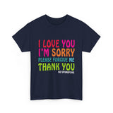 Ho’oponopono Unisex T Shirt Healing Affirmation Tee Spiritual Gratitude Mindfulness Inspired Positive Energy Heavy Cotton Graphic Top