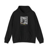 Dynasty Statue Graphic Unisex Heavy Blend Hooded Sweatshirt Greek Sculpture Butterfly Streetwear Art Inspired Hoodie