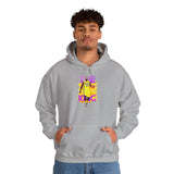 The Court Monarch Unisex Hoodie Motivational Basketball Streetwear Bold Athletic Pullover for Dream Chasers, Gym Lovers, and Sports Enthusiasts