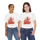 Goddess The Mother Durga T Shirt Divine Shakti Devi Maa Graphic Tee Navratri Durga Puja Festival Wear Hindu Spiritual Devotional Unisex Cotton Casual Streetwear Gift For Devotees