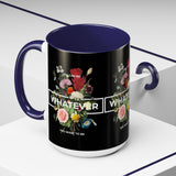 You Can Be Whatever Motivational Coffee Mug Ceramic White Accent Mug Bold Floral Empowerment Design Daily Reminder Positive Energy Drinkware Perfect Gift for Dreamers Friends Office and Home