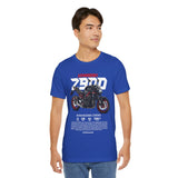 Z900 Streetfighter Blueprint Unisex Heavy Cotton Tee Naked Bike Inspired Performance Motorcycle Graphic Streetwear Gift Red