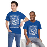 Feel The Shockwave Horizon Force Airplane Graphic Unisex Heavy Cotton Tee Military Aviation Streetwear T Shirt