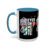 Eyes On Me Boys Medusa Accent Coffee Mug 11oz 15oz Mythological Streetwear Bold Empowerment Design Perfect Gift for Coffee Lovers Friends Birthdays Daily Motivation