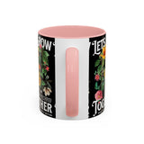 Heart Flower Accent Coffee Mug Bold Anatomical Heart Floral Design Motivational Ceramic Cup Empowering Symbol of Love Strength and Vitality Perfect Gift for Coffee Lovers Friends Birthdays Office Desk and Cozy Tea Moments