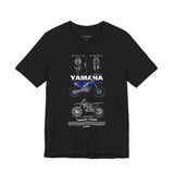 YZ250 Inspired Motocross Blueprint Unisex Heavy Cotton Tee Racing Dirt Bike Graphic Streetwear Gift
