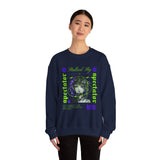 Stalked By Spectator Cyberpunk Anime Glitch Unisex Heavy Blend Crewneck Sweatshirt Japanese Streetwear Pullover
