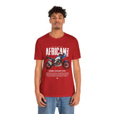 African Twin Adventure Motorcycle Graphic Tee Off Road Touring Bike T Shirt For Riders Explorers Long Distance Travel Motorsport Streetwear Gift