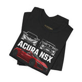 Japanese Hybrid Supercar Inspired Graphic T Shirt Modern NSX Style Performance Car Art Automotive Streetwear Unisex Tee High Speed Racing Lifestyle Shirt for Car Enthusiasts