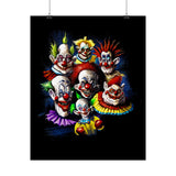 Chaos Clown Crew Poster Premium Wall Art Print For Bold Minds Fearless Creativity Neon Chaos Expression Gothic Street Art Home Decor For Artists And Visionaries