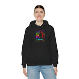 Reaper Of Neon Flames Hoodie Bold Skull Energy Design Unisex Heavy Blend Streetwear For Fearless Dreamers And Night Rebels
