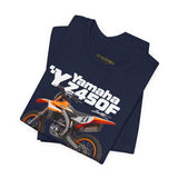 Yamaha YZ450F Inspired Motocross Blueprint Unisex Heavy Cotton Tee Dirt Bike Racing Graphic Streetwear Shirt Gift For Riders