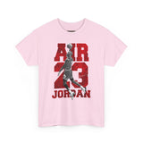 Air Jordan Sky Legend Unisex Heavy Cotton Tee Bold Athletic Streetwear Design Inspirational Basketball Dunk Artwork Motivational Sports Graphic Tee For Dreamers And Hustlers