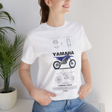 YZ250 Inspired Motocross Blueprint Unisex Heavy Cotton Tee Racing Dirt Bike Graphic Streetwear Gift