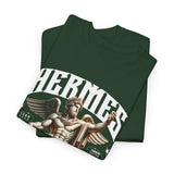 Hermes Greek Mythology Unisex Heavy Cotton Tee Ancient God of Communication and Travel Streetwear Graphic T Shirt