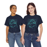 Neon Raptor Trio Dinosaur Graphic T Shirt Prehistoric Predator Jungle Illustration Savage Sci Fi Streetwear Unisex Retro Creature Art Gift