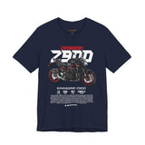 Z900 Streetfighter Blueprint Unisex Heavy Cotton Tee Naked Bike Inspired Performance Motorcycle Graphic Streetwear Gift Red