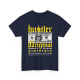 Hustler Original Money Maker Unisex Heavy Cotton Tee Streetwear Graphic Bold Dollar Bill Print Motivational Entrepreneur T Shirt