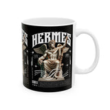 Hermes Greek Mythology Ceramic Coffee Mug Ancient God of Communication and Travel Greek Statue Graphic Cup