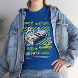 Money Power Unisex Heavy Cotton Tee Bold Dollar Stack Graphic Neon Green Streetwear Aesthetic Hustle Mindset Motivational T Shirt