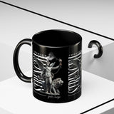 Inspire Strength Ignite Courage Ceramic Mug Motivational Coffee Cup Bold Graphic Durable Everyday Drinkware