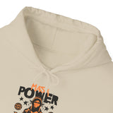 Mask Power Anonymous Strength Graphic Unisex Heavy Blend Hooded Sweatshirt Bold Urban Hacker Inspired Streetwear Empowerment Hoodie