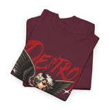Betrayed Angel Destroy Graphic Unisex Heavy Cotton T Shirt Edgy Gothic Streetwear Bold Motivational Urban Fashion Outfit