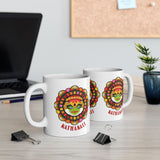 Ceramic Kathakali Mug Kerala Traditional Dance Art Coffee Cup Indian Culture Onam Festival Malayalam Heritage Ethnic Graphic Souvenir Gift