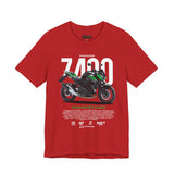 Kawasaki Z400 Naked Street Bike Graphic T Shirt Unisex Heavy Cotton Motorcycle Racing Streetwear Gift