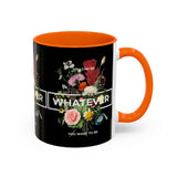 You Can Be Whatever Motivational Coffee Mug Ceramic White Accent Mug Bold Floral Empowerment Design Daily Reminder Positive Energy Drinkware Perfect Gift for Dreamers Friends Office and Home