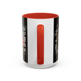 Sculptural Future Statue Art Accent Coffee Mug 11oz 15oz Greek Goddess Cosmic Abstract Splash Bold Artistic Streetwear Ceramic Cup