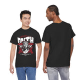 Faith Over Fear Jesus Crown Of Thorns Unisex Heavy Cotton Tee Christian Graphic Bold Religious Streetwear Motivational Bible Verse T Shirt